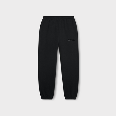 Minimal Logo Sweatpants Black