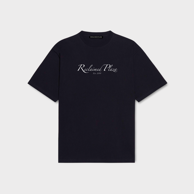 Luxury Logo 3D T-Shirt Black