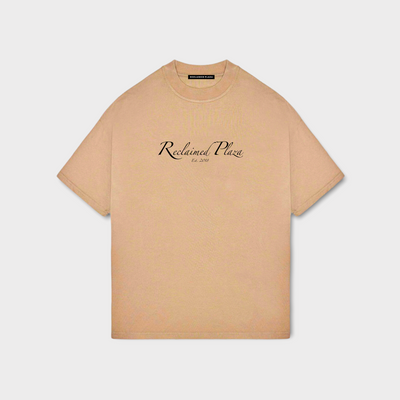 Luxury Logo 3D T-Shirt Light Brown