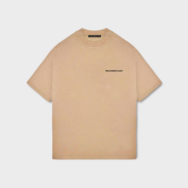 Minimal Logo T-Shirt Light Brown